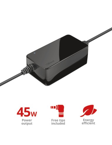 TRUST 21904 45W PRIMO LAPTOP CHARGER ALIMENTATORE UNIVERSALE