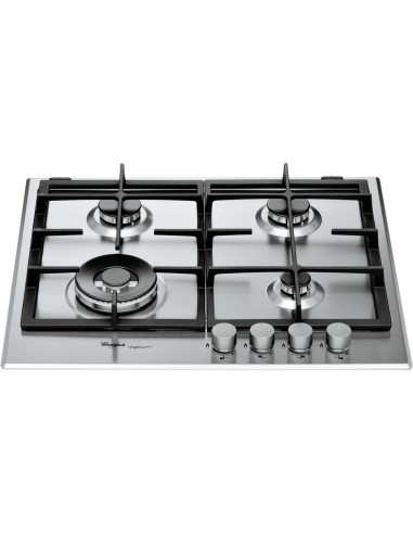 PIANI COTTURA A GAS: vendita online WHIRLPOOL GMR6422/IXL PIANO COTTURA 60CM IXELIUM GRIGLIE IN GHISA in offerta