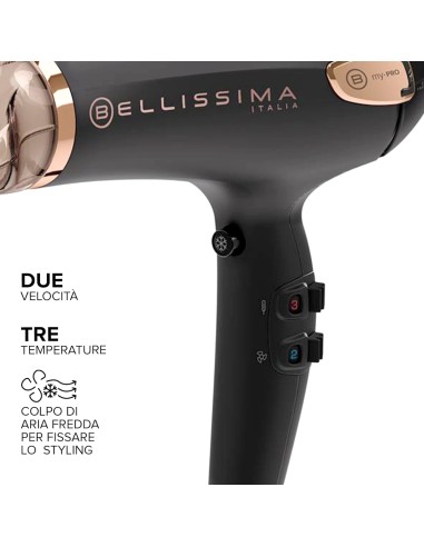 ASCIUGACAPELLI: vendita online IMETEC 11665 PHON BELLISSIMA MY PRO P53800 in offerta