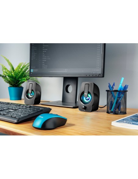 TRUST 22948 GEMI RGB 2.0 SPEAKER   NERO