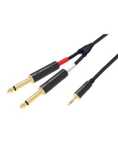 KARMA RDM C41-5 CAVO 3,5MM ST / 2X 6,3MM MONO 1,5MT