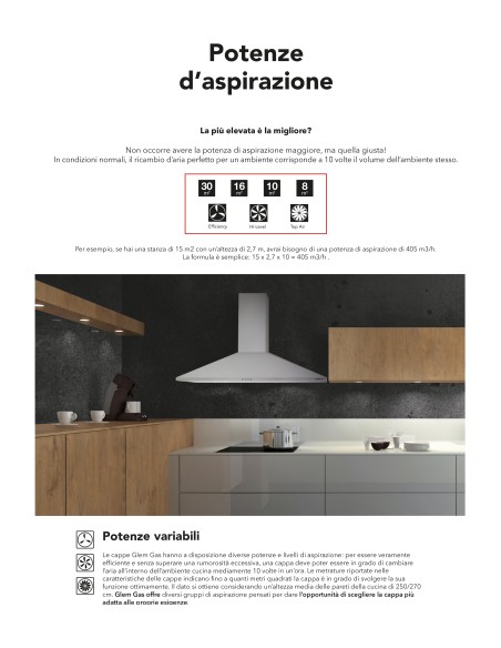GLEMGAS GHP663IX CAPPA 60CM  1MOTORE 3V. INOX - CLASSE A