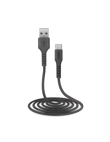 SBS TECABLEMICRO2K CAVO DATI E RICARICA USB MICRO USB 2.0 2 METRI NERO