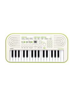CASIO SA50 TASTIERA 32 TASTI MINI  BIANCA BORDO LIME