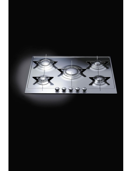 SMEG P705ES P. COTTURA 75CM ACCIAIO INOX GAS 5F COMANDI FRONTALI