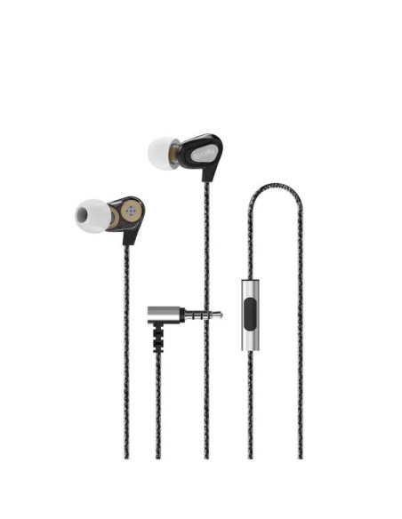 CELLY UP800BK DUAL DRIVER STEREO EAR 3.5MM NERO