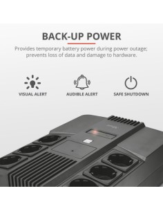 TRUST 23326 UPS 800VA MAXXON CON 6 PRESE 2