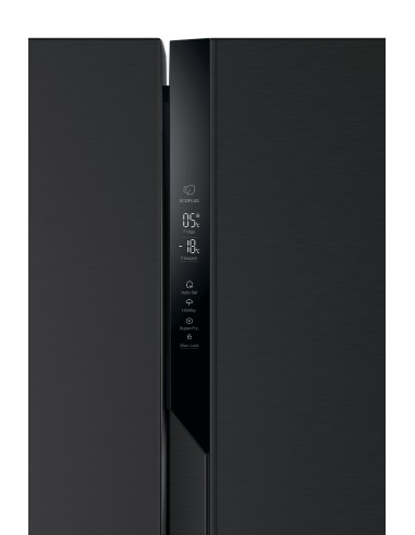 HAIER HSR3918ENPB FRIGO E SBS 528LT NF BLACK H177 L91 P65 TOUCH LED