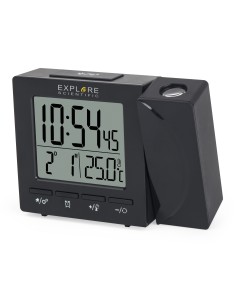 SVEGLIE: vendita online EXPLORE RDP1001 BK OROLOGIO CON PROIEZIONE ADATTATORE AC NERO in offerta 2