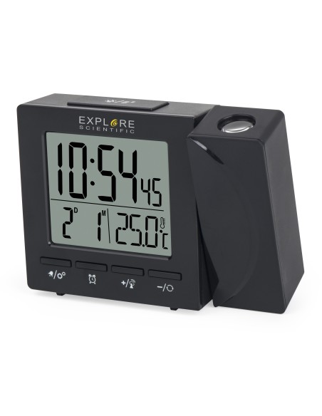 EXPLORE RDP1001 BK OROLOGIO CON PROIEZIONE ADATTATORE AC NERO