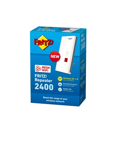 AVM FRITZREPEATER 2400 WIFI MESH RANGE EXTENDER AC2400 DUAL BAND