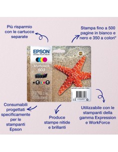 EPSON T03U6 603 BK/C/M/Y MULTIPACK 2