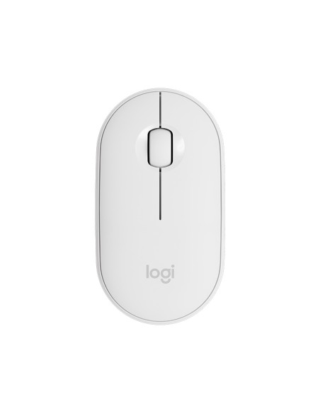 LOGITECH M350 BIANCO PEBBLE MOUSE BT WIRELESS SILENT