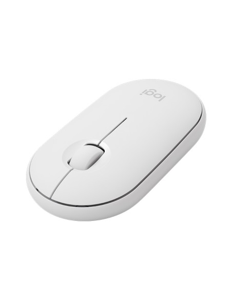 LOGITECH M350 BIANCO PEBBLE MOUSE BT WIRELESS SILENT
