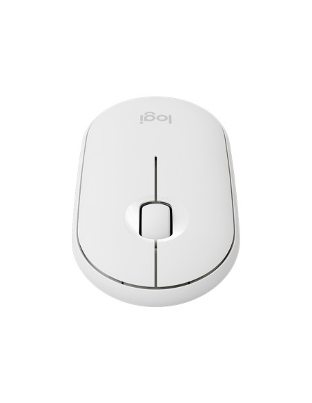 LOGITECH M350 BIANCO PEBBLE MOUSE BT WIRELESS SILENT