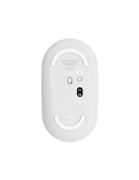LOGITECH M350 BIANCO PEBBLE MOUSE BT WIRELESS SILENT