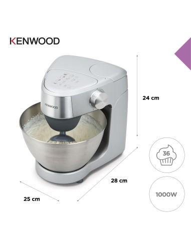 IMPASTATRICI: vendita online KENWOOD DL KHC29.A0SI IMPASTATORE PROSPERO 1000W CIOTOLA ACC. 4,3LT in offerta