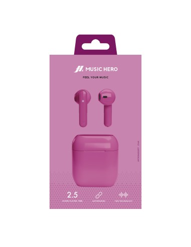 SBS MHTWSNUBOXBTP AURICOLARI TWS 300MAH ROSA