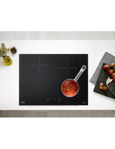 DE_LONGHI PIN72 PIANO COTT. INDUZ. 70CM VETROCERAMICA NERO 7,2KW