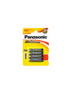 PANASONIC ALKALINE POWER AAA X4 MINISTILO LR03APB/4BP