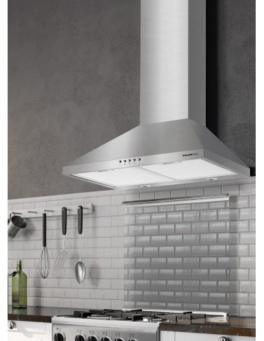 GLEMGAS GHP963IX CAPPA 90CM 1MOTORE 3V. INOX - CLASSE A