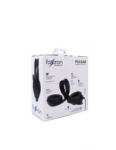 TECHLIFE PS4 CUFFIA PULSAR BLACK