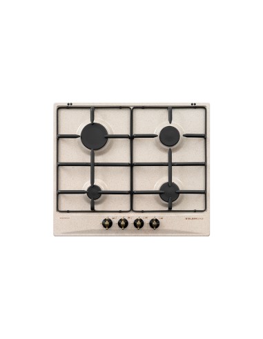 GLEMGAS GT64SA PIANO COTTURA 60 CM. SABBIA