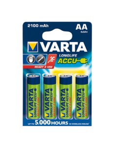 VARTA RECHARGE AA X4 2100MAH STILO PILE RICARICABILI