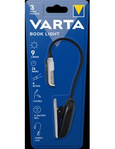 VARTA LED BOOK LIGHT LUCE LED CLIP DA LETTURA 2