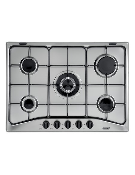 DE_LONGHI YAF57ASV PIANO COTTURA 70CM INOX 4F. + 1TRIPLA CORONA