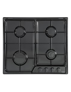 PIANI COTTURA A GAS: vendita online DE_LONGHI YNF46ASV PIANO COTTURA 60CM NERO COMANDI FRONTALI in offerta
