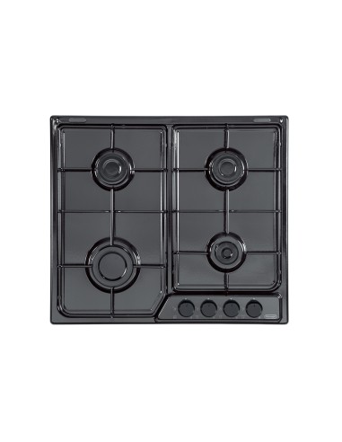 PIANI COTTURA A GAS: vendita online DE_LONGHI YNF46ASV PIANO COTTURA 60CM NERO COMANDI FRONTALI in offerta