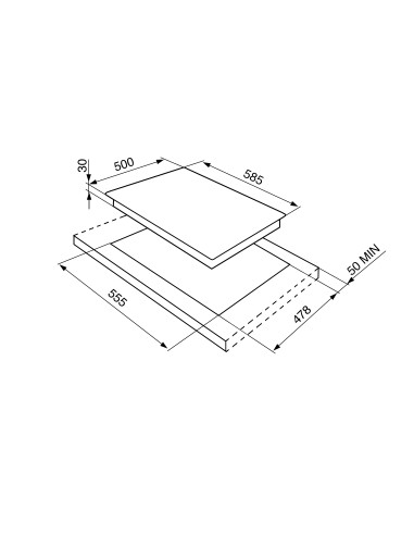 PIANI COTTURA A GAS: vendita online SMEG SR64S PIANO COTTURA 60 CM INOX 4F 1TC in offerta
