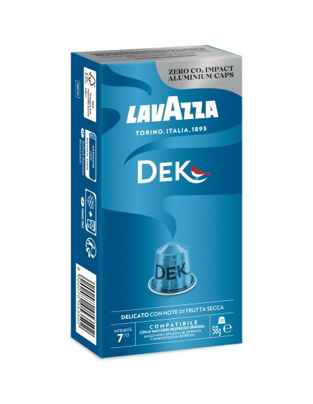 LAVAZZA 7003 DEK COMP. NESPRESSO   ALLUM. ASTUCCIO 10 CAPSULE