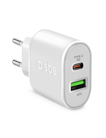 SBS TETRPD20W ALIM.RETE USB-C 20W + 1USB 2.1A