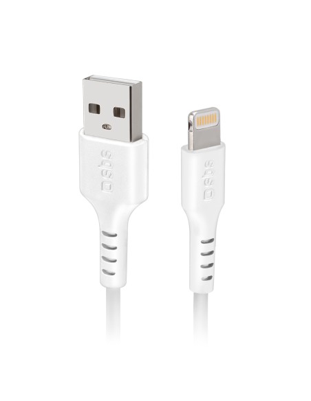 SBS TECABLEUSBIP5389W CAVO 3M USB/LIGHTNING BIANCO
