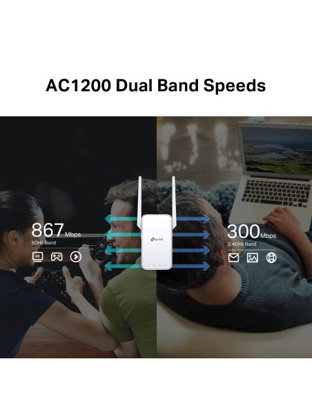 TPLINK RE315 AC1200 WIFI RANGE EXTENDER ONEMESH