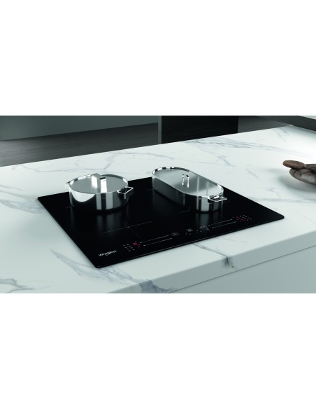 WHIRLPOOL WBS2560NE PIANO COTTURA  INDUZIONE 60CM NERO C/REG. DI POT.