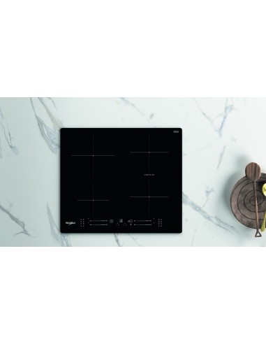 WHIRLPOOL WBS2560NE PIANO COTTURA  INDUZIONE 60CM NERO C/REG. DI POT.