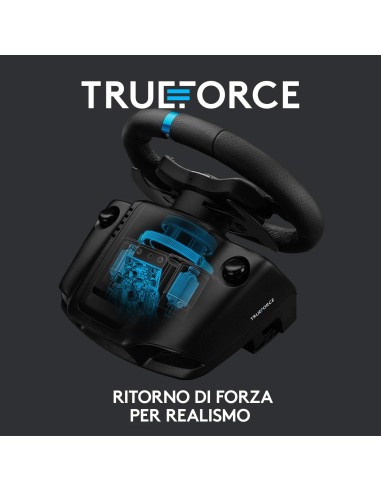 LOGITECH G923 PS4/PS5 VOLANTE RACING TRUEFORCE