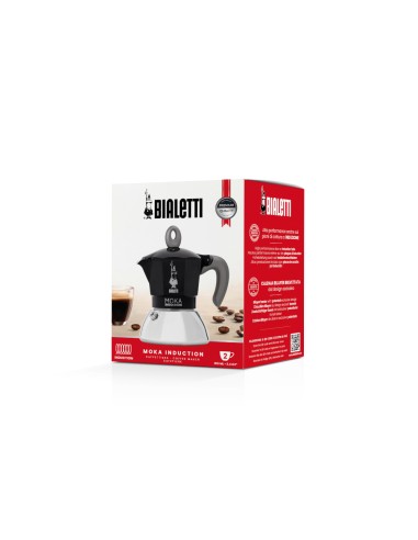 CAFFETTIERE: vendita online BIALETTI 0006932 MOKA INDUZIONE 2TZ NERA in offerta