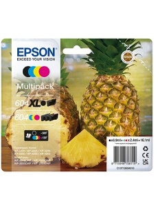 EPSON T10H9 604 XL NERO + 604 C/M/Y MULTIPACK CARTUCCE