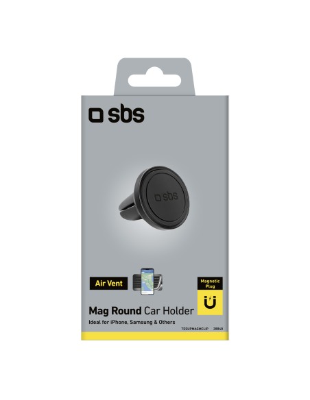 SBS TESUPMAGMCLIP SUPPORTO AUTO MAGNETICO CON AGGANCIO CLIP BOCCHETTA