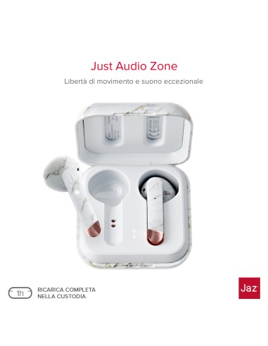 SBS TEJZEARHOOXBTMAR AURICOLARI TWS BASE 300MAH MARMO