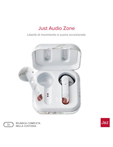 SBS TEJZEARHOOXBTMAR AURICOLARI TWS BASE 300MAH MARMO