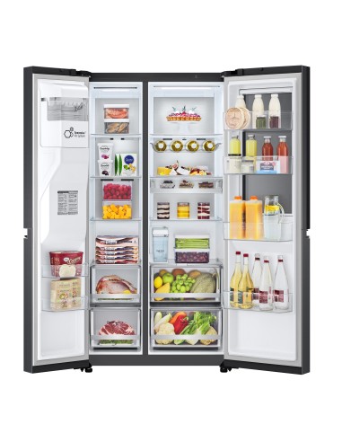 LG GSXV91MCAE FRIGO SBS E NF 635LT BLACK DISPENS UV NANO WIFI INSTAVIE