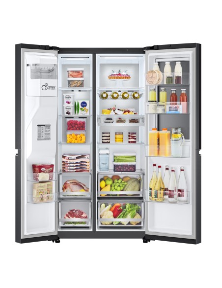 LG GSXV91MCAE FRIGO SBS E NF 635LT BLACK DISPENS UV NANO WIFI INSTAVIE