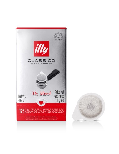 CAPSULE CAFFE': vendita online ILLY 7998/A228 TOSTATURA MEDIA   CIALDE 18 PZ in offerta