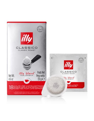CAPSULE CAFFE': vendita online ILLY 7998/A228 TOSTATURA MEDIA   CIALDE 18 PZ in offerta