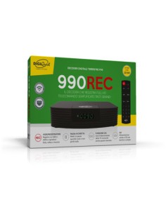 DIGIQUEST 990 REC DDT ZAPPER HD PVR2 TELECOMANDI TASTI GRANDI 2